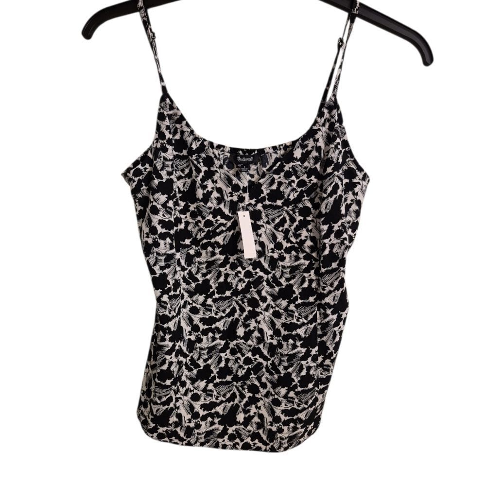 Madewell V Neck Floral Cami Tank Top Size 4 Nwt - Picture 2 of 6